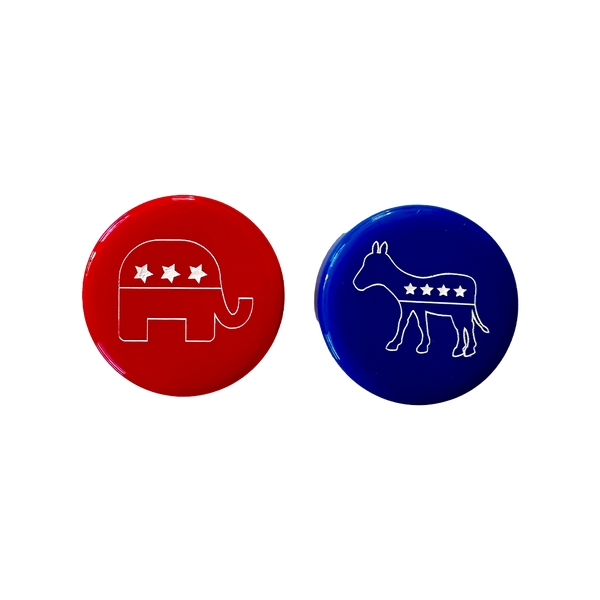 Backgammon Men - Republican & Democrat - All Furniture