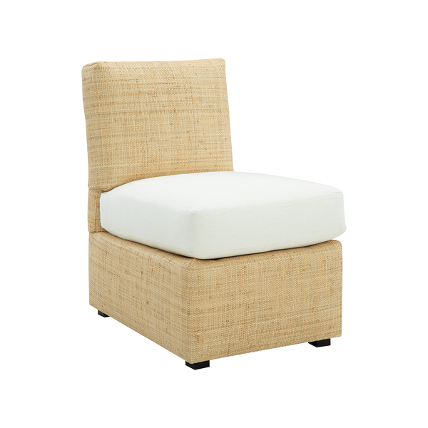 Raffia Slipper Chair - All Furniture