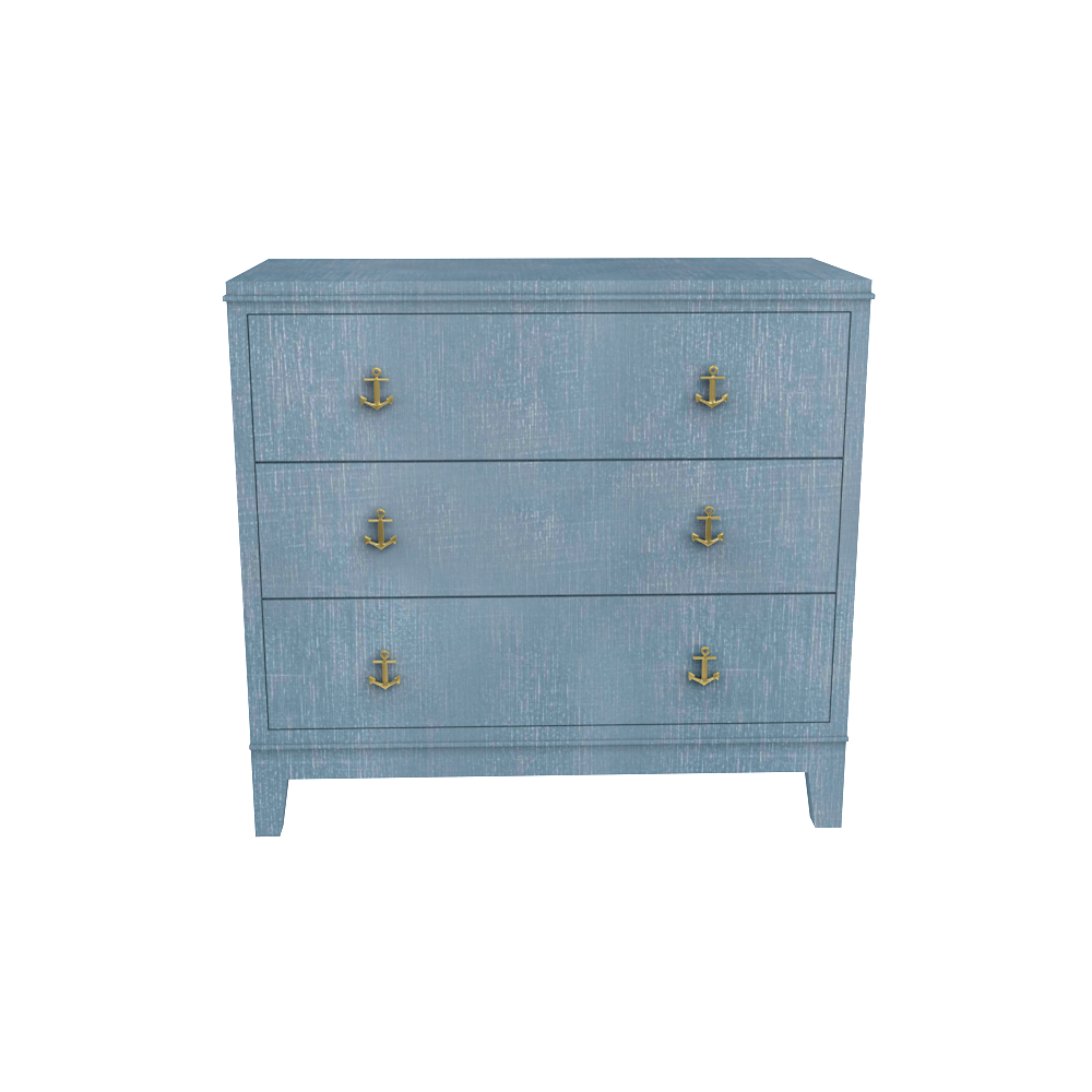 Neverland Chest Denim Blue Finish | Luxury Bedroom Furniture Neverland Chest Denim Blue Finish | Luxury Bedroom Furniture