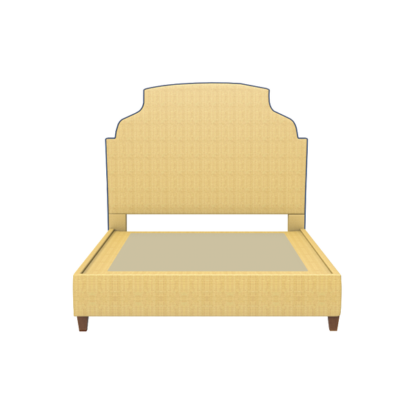 Aspen Platform Bed in Natural Raffia Luxury Platform Bed Frames