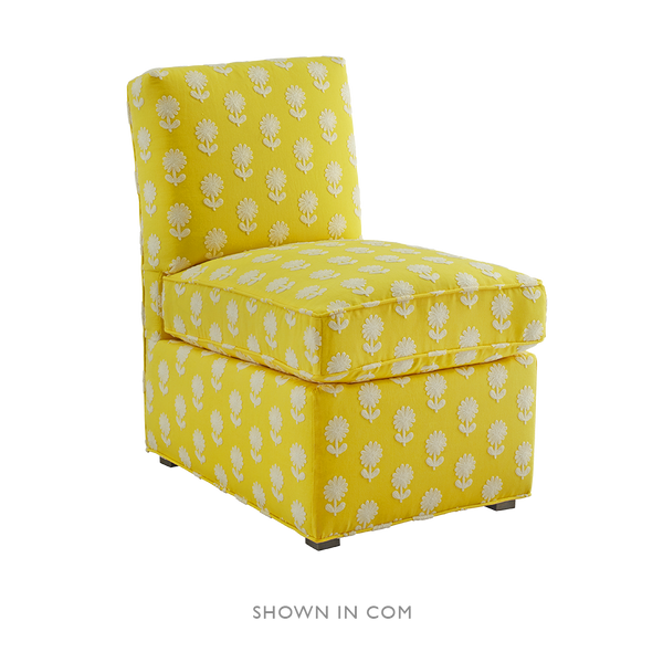 Upholstered Slipper Chair - Small Space Solutions