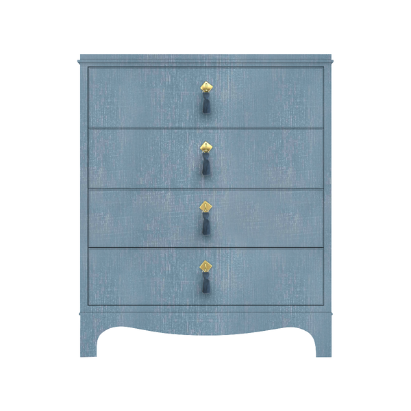 Easton Bachelor Chest in Denim Blue Finish - All Furniture