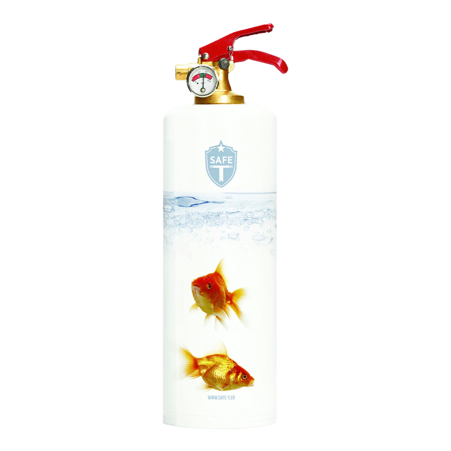 Goldfish Fire Extinguisher and Bracket