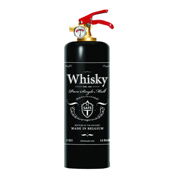 Whiskey Fire Extinguisher and Bracket - 2024 holiday gift guide