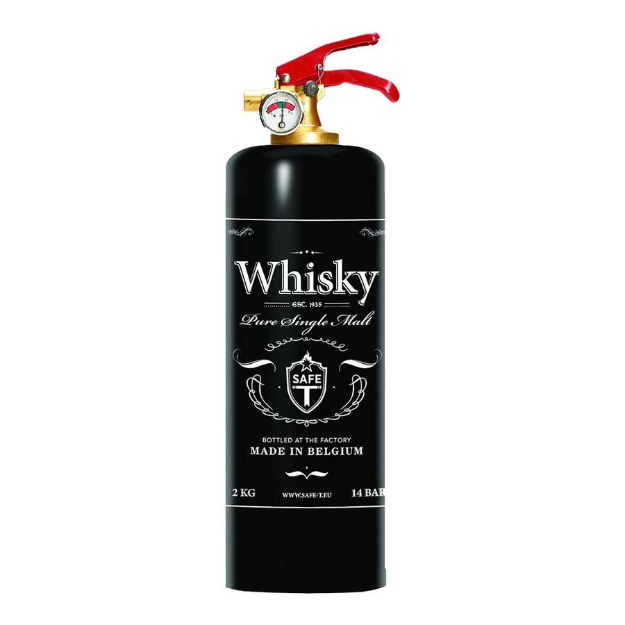 Whiskey Fire Extinguisher and Bracket