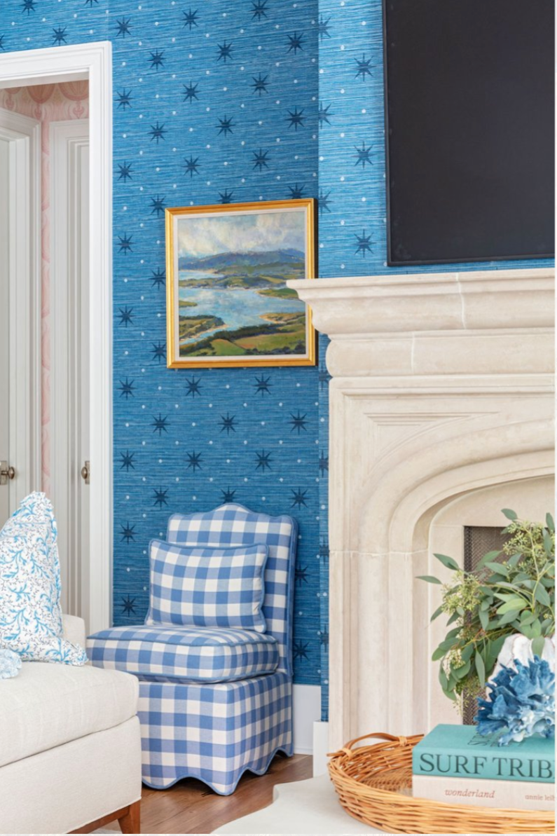 Upholstered Scallop Slipper Chair