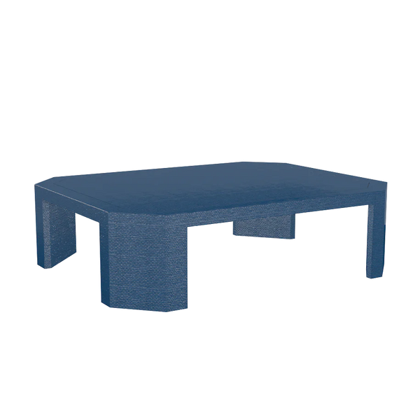 Small Aspen Coffee Table in New York Blue - Sample Sale