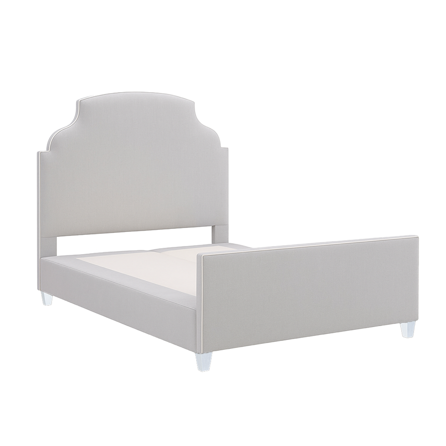Queen Aspen Platfrom Bed with Footboard