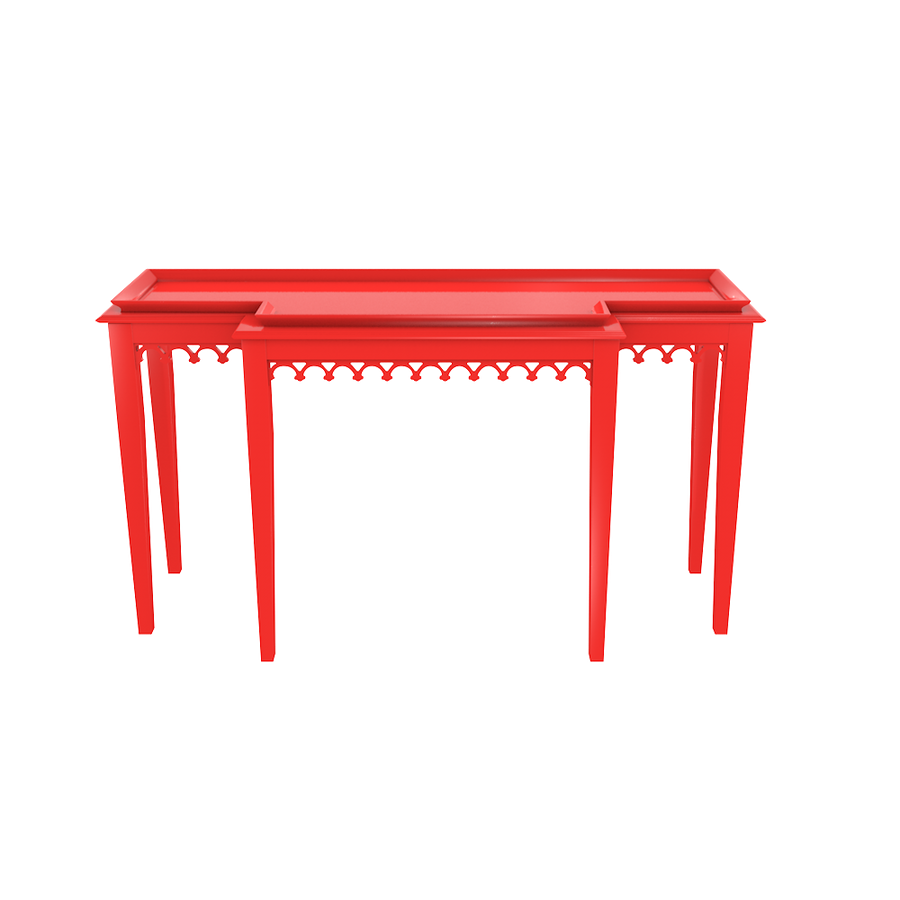 Tiered Newport Console in Fireworks