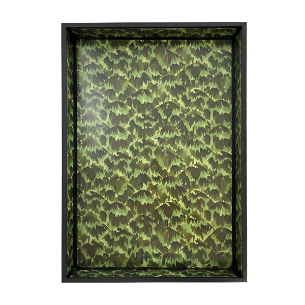 Large Tray - Schumacher Green Tortoise - Art, Trays and Accessories