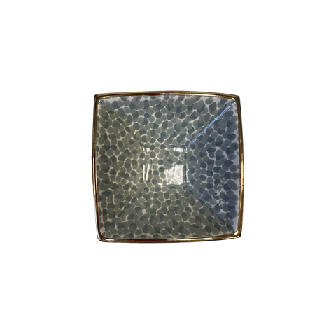 Paul Schneider Medium Square Dappled Green Bowl