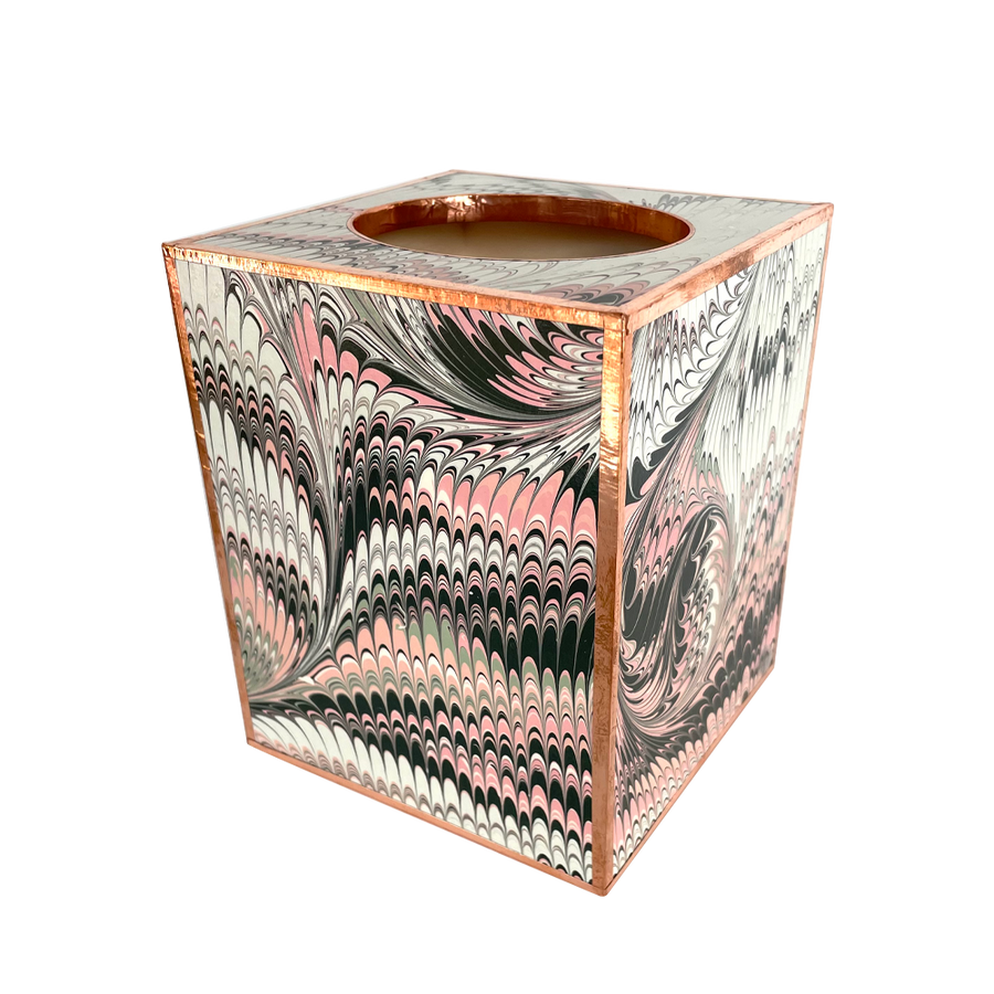 Black and Pink Tissue Box