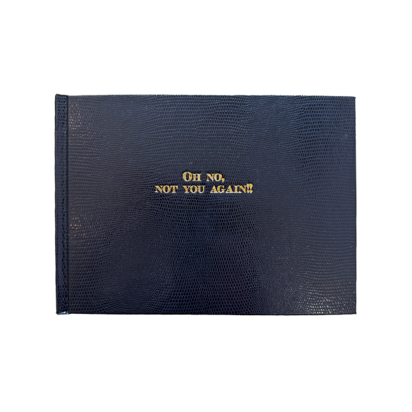 Oh No! Sloan Street Stationer Guest Books - Navy - Art, Trays and Accessories