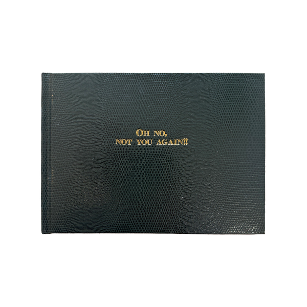 Oh No! Sloan Street Stationer Guest Books - Dark Green - Art, Trays and Accessories
