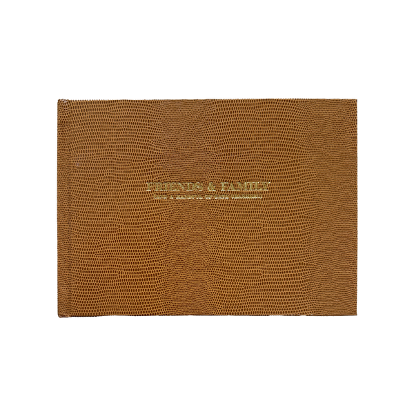 Sloan Street Stationer Guest Books - Friends and Family Yellow - Art, Trays and Accessories