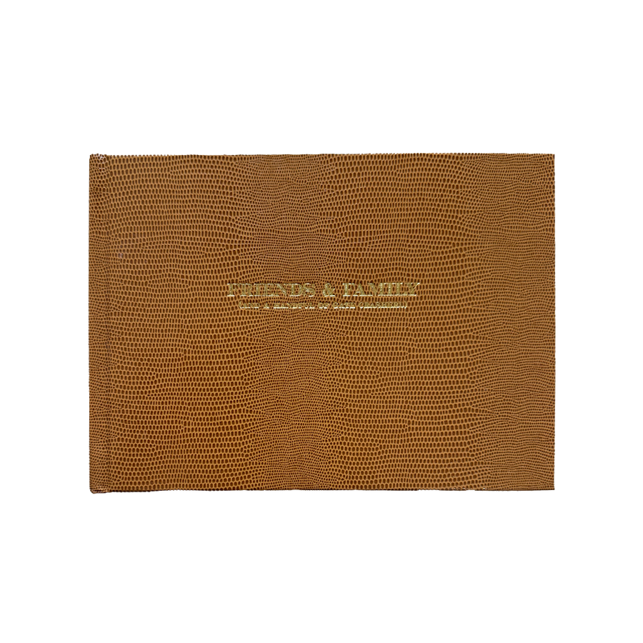 Sloan Street Stationer Guest Books - Friends and Family Yellow