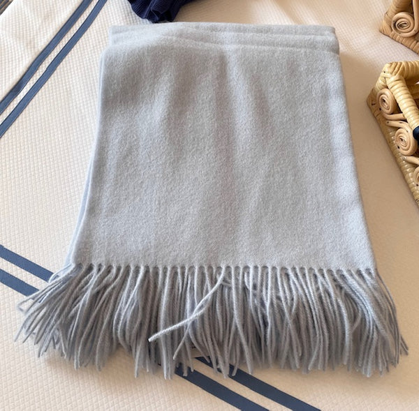 Classic Woven Throw - Blue Haze - Sales Tax