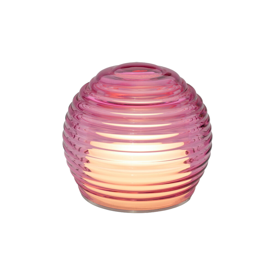 Murano Glass Curve Light - Rubino