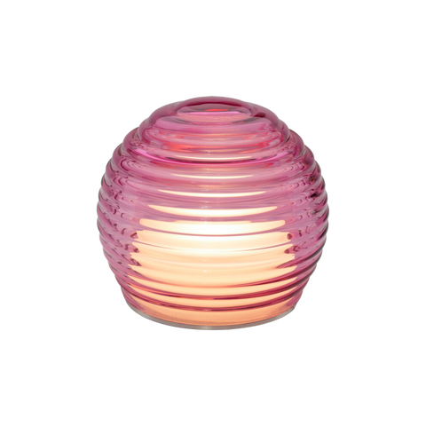 Murano Glass Curve Light - Rubino