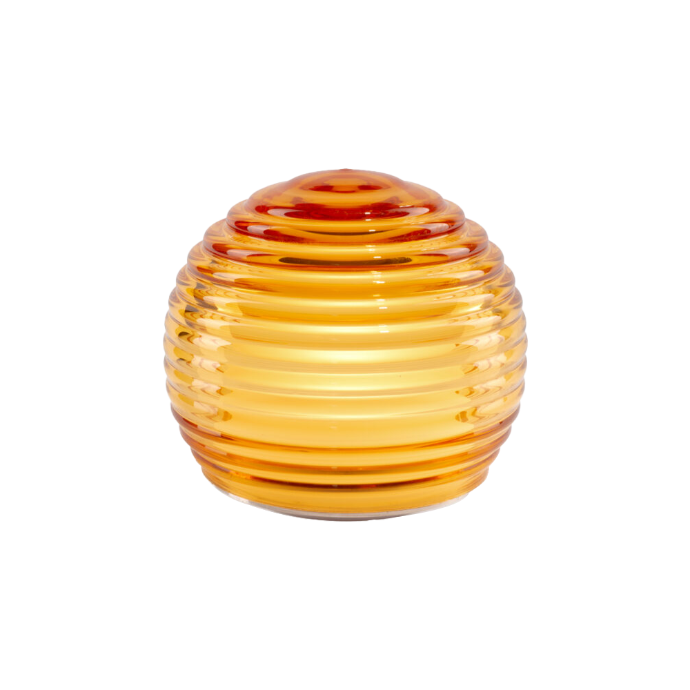 Murano Glass Curve Light - Amber