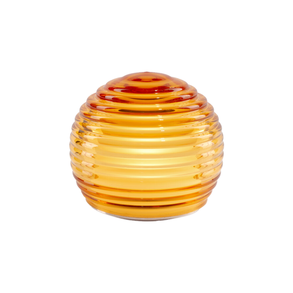 Murano Glass Curve Light - Amber - Art, Trays and Accessories