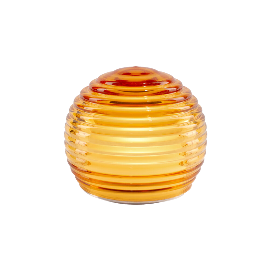 Murano Glass Curve Light - Amber