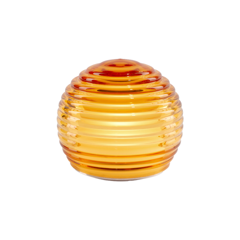 Murano Glass Curve Light - Amber