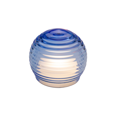 Murano Glass Curve Light - Blue