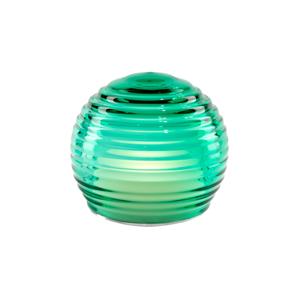 Murano Glass Curve Light - Green