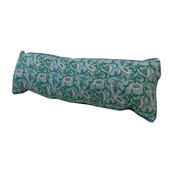 Marbella Emerald Lumbar Pillow 11 x 30 - Sample Sale