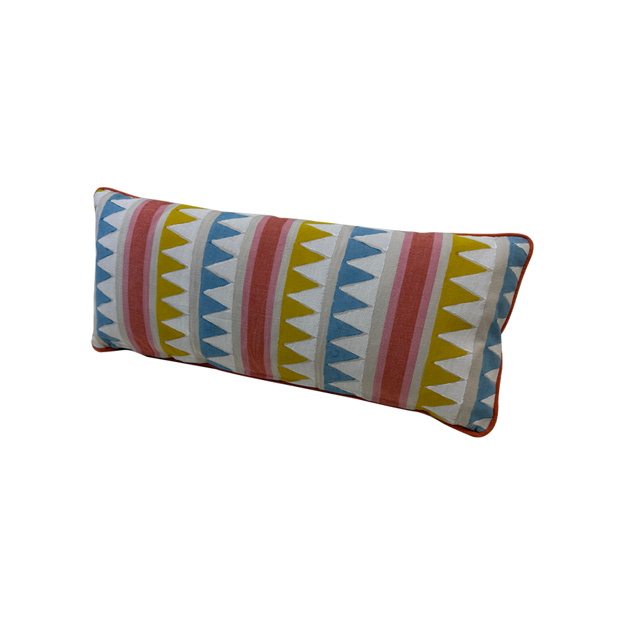 Thibaut Lomita Stripe Lumbar Pillow 11 x 24