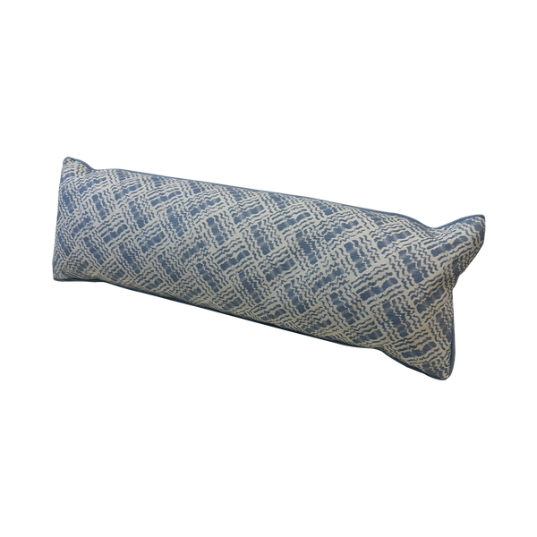 Blue Waves Lumbar Pillow 11 x 30 - Sample Sale