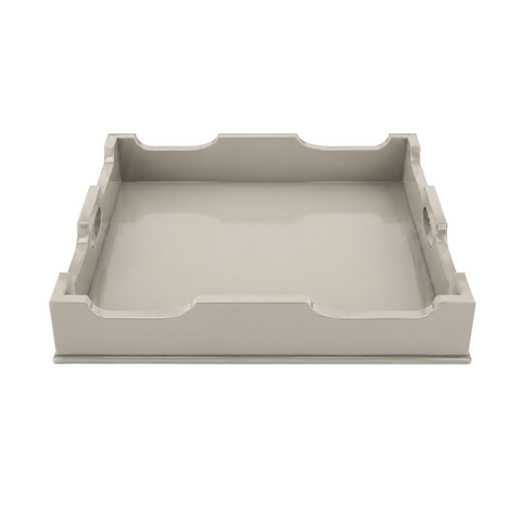 Edgartown Square Tray in Revere Pewter Lacquer