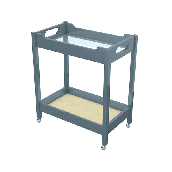 oomph Barcart in Sherwin Williams Needlepoint Navy - Sales Tax