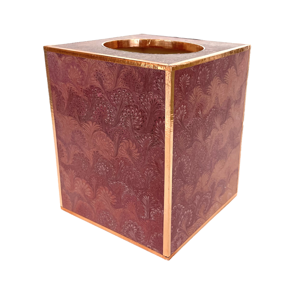 Red Marble Marble Tissue Box - Sales Tax