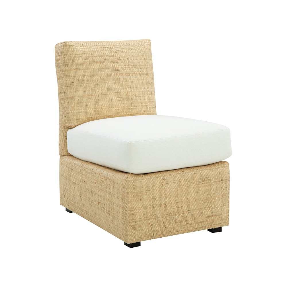 Raffia Slipper Chair