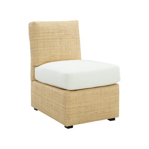 Raffia Slipper Chair