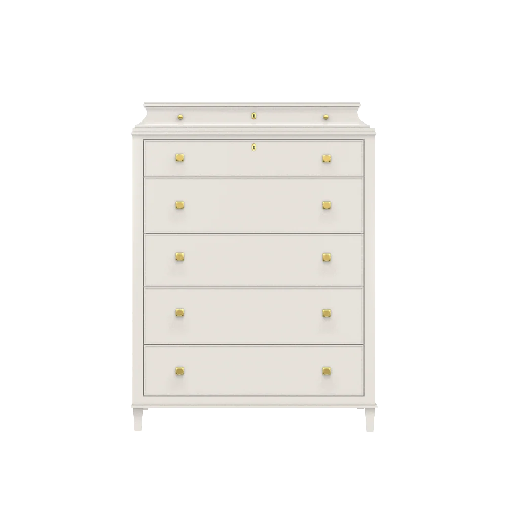 oomph Rowayton Bachelor Chest in Custom Color Dover White by Sherwin Williams