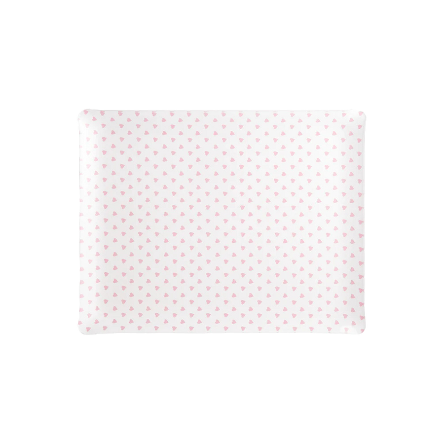 Nina Campbell Pink Heart Small Fabric Tray