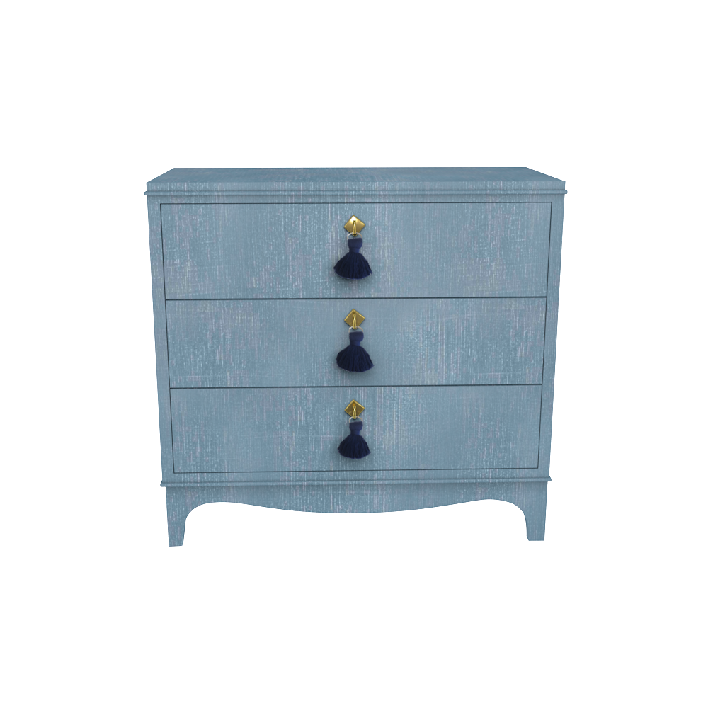 Easton Chest in Denim Blue Finish