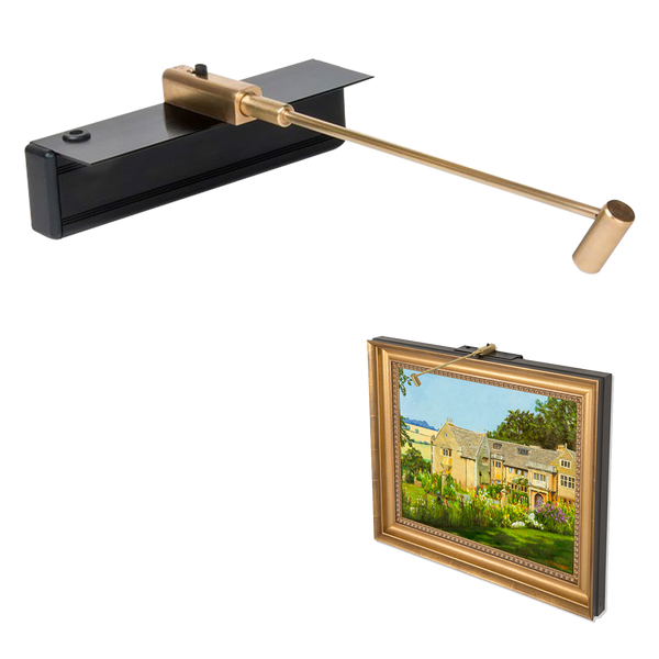 Mini 11" Cordless Rechargeable Art Light-Brass - Art, Trays and Accessories