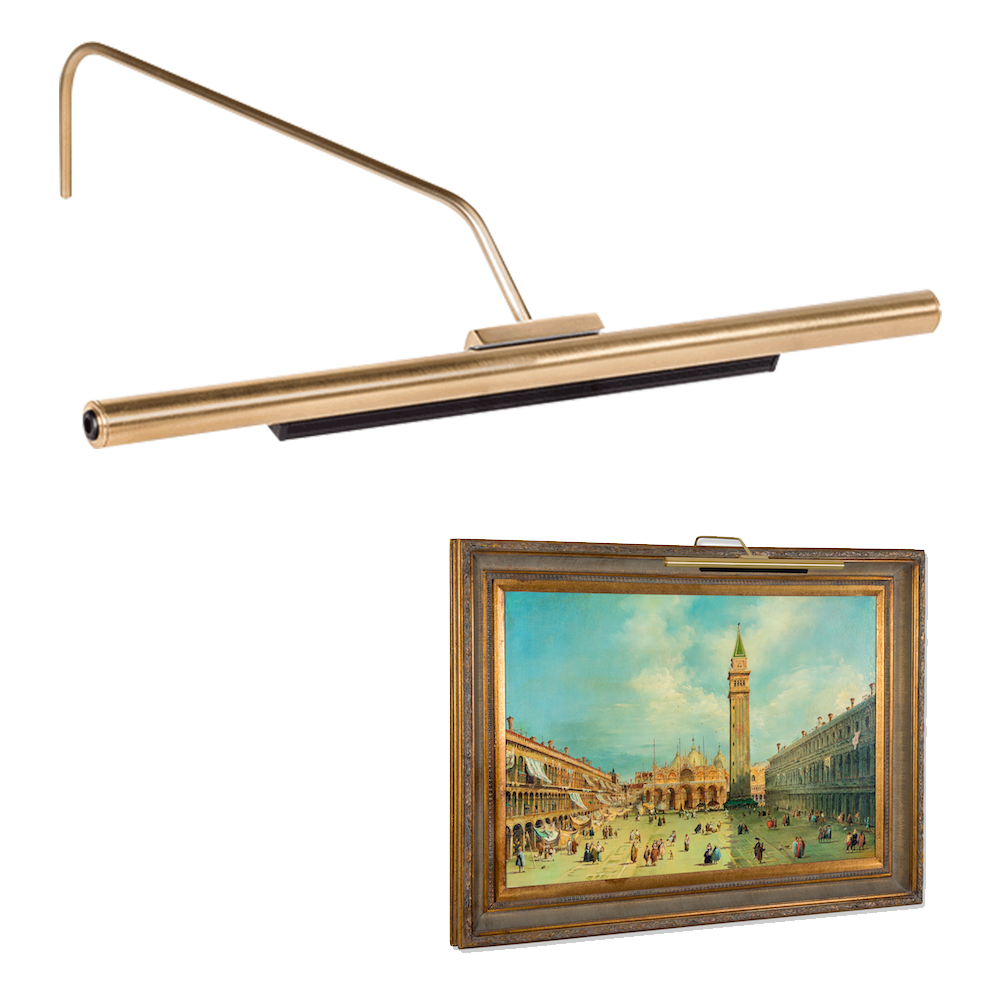 Rechargeable Art Light-Brass