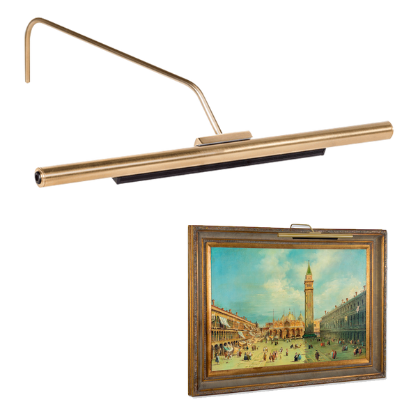 Cordless Rechargeable Art Light-Brass - Art, Trays and Accessories