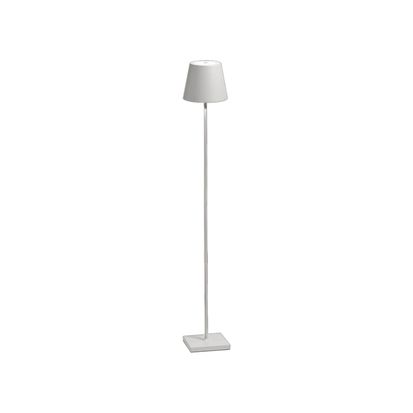 Poldina Floor Lamp - White - Art and Accessories