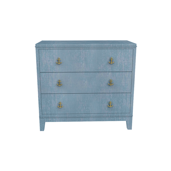 Neverland Chest Denim Blue Finish - Dressers and Chests