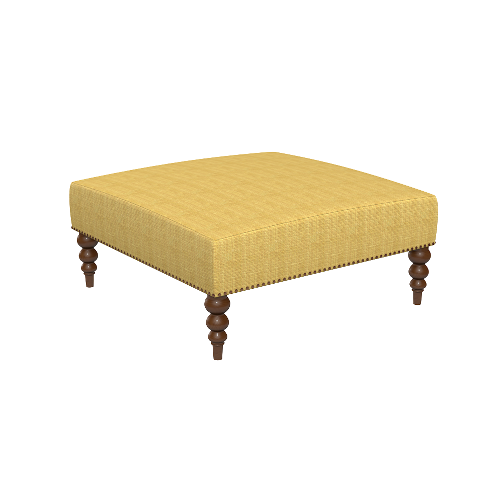 Chatham Ottoman in Natural Raffia