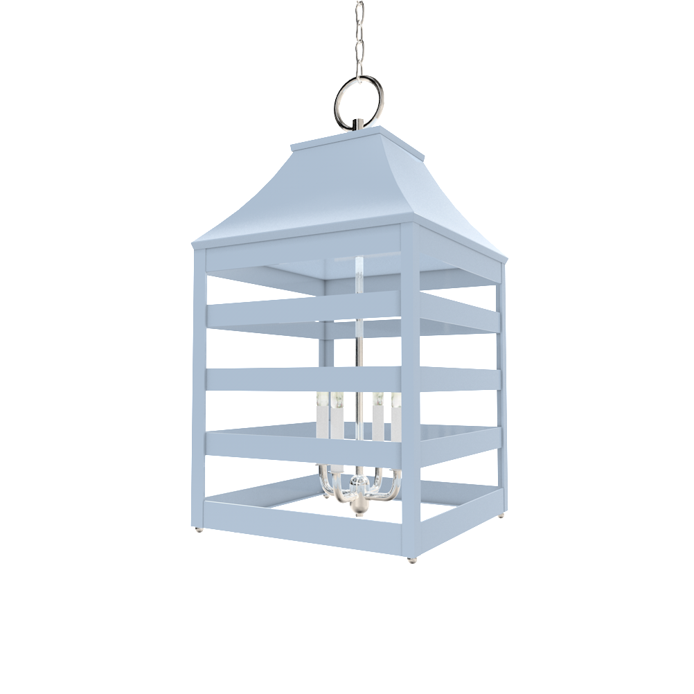 Saybrook XL Lantern with Nickel
