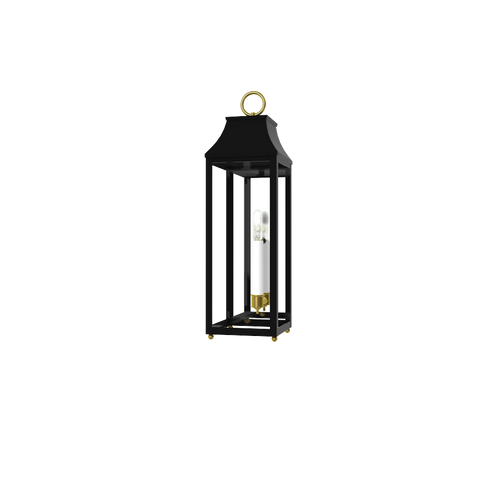 Tini Palo Alto Sconce Long Brass