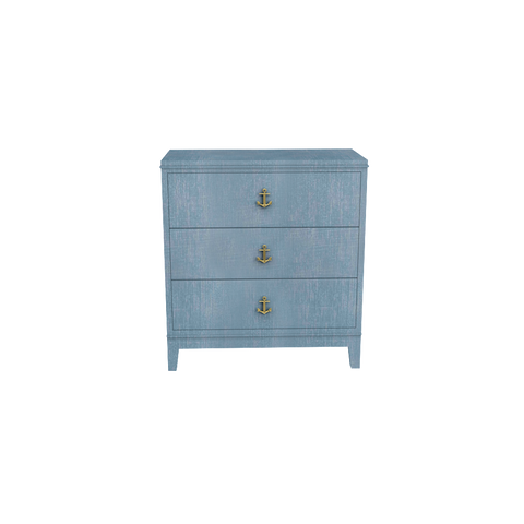 Tini Neverland Nightstand Denim Blue Finish