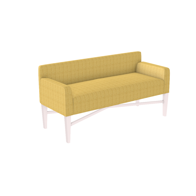Raffia X Bench | Luxury Designer Benches | American Made 🇺🇸